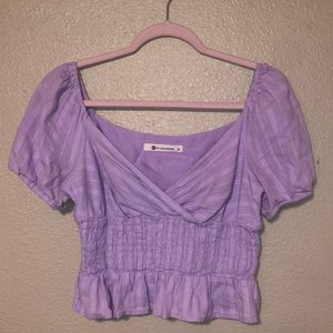 The Impeccable Pig medium puff sleeve top.